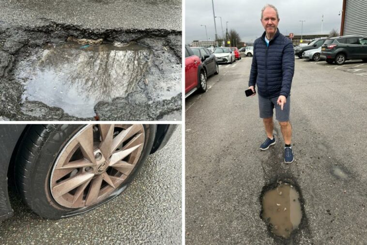 Motorist 'frustrated' after car tyre 'damaged from pothole' and claim rejected