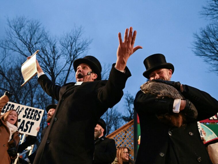 On Groundhog Day, Punxsutawney Phil predicts early spring in the US