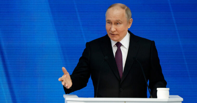 Putin Says Direct Western Intervention in Ukraine Risks a Nuclear Conflict