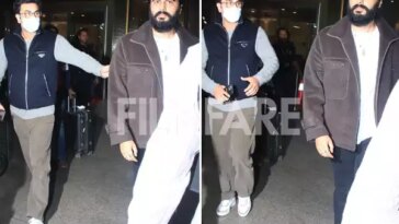 Ranbir Kapoor and Arjun Kapoor get clicked at the airport. See pics: