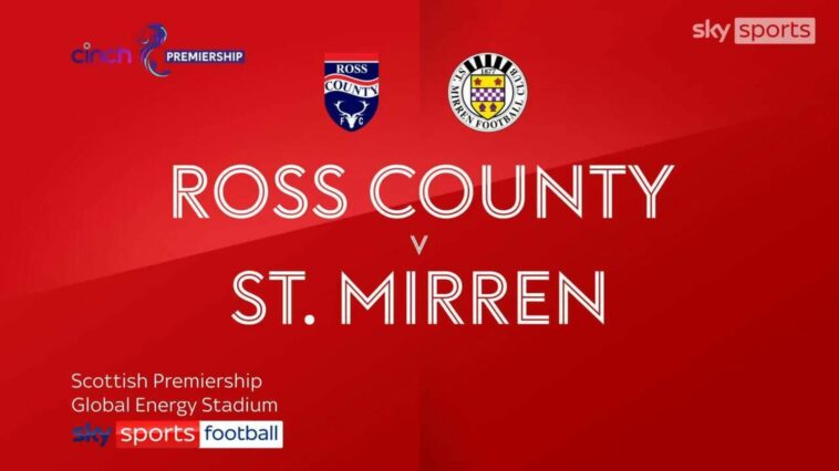 Ross County 1-1 St. Mirren | Scottish Premiership highlights