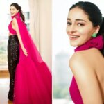 Ananya Panday’s playful new pink and black look is a head-turner. Pics: