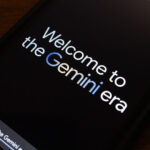 Google Gemini on iPhone screen