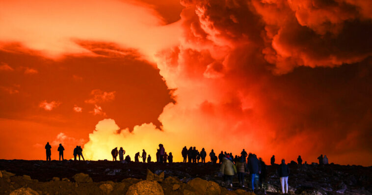 Belching Volcano and Flowing Lava Dent Tourism in Icelandic Region