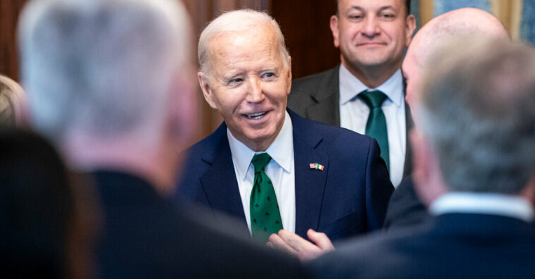 Biden’s $53 Million February Haul Fuels Money Edge Over Trump