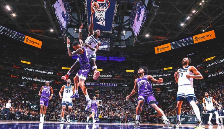 Dunk of the year? T-wolves' Anthony Edwards goes viral for monster slam vs. Jazz