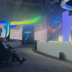 HP President of Personal Systems Alex Cho presenting at HP Amplify Partner Conference 2024 in Las Vegas