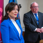 Gov. Kathy Hochul says she's ready to fight any legal opposition to her school aid proposal.