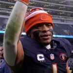 Chicago Bears quarterback Justin Fields