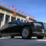 Kim Jong Un takes ride in luxury Russian limo given to him by Putin