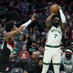 Jaylen Brown Celtics beat Blazers NBA