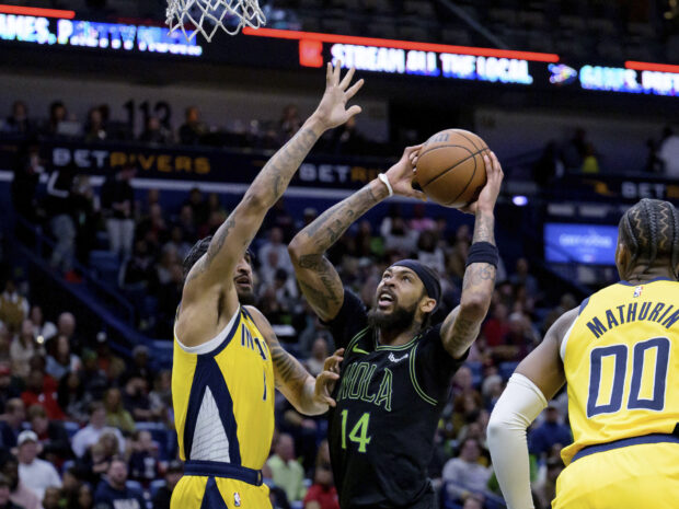 Brandon Ingram Pelicans vs Pacers NBA