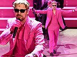 Oscars 2024: Ryan Gosling brings the 'Kenergy' as he performs Barbie hit 'I'm Just Ken' clad in sparkling pink suit accompanied by co-stars (and Slash!) at lackluster ceremony