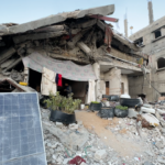 Palestinian family breaks fast in destroyed Gaza home