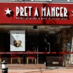 The Front of Pret a Manger on Broad Street