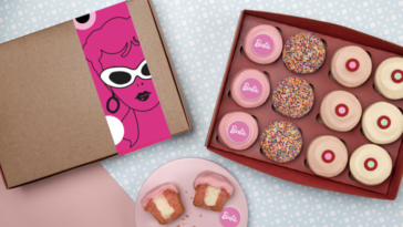 Sprinkles Barbie Pink Velvet Cupcakes Honors Barbie's 65th anniversary