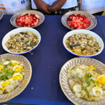 School children prepare a three-course meal as part of the Tsikonina competition.