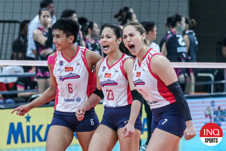 Creamline in a PVL All-Filipino Conference.