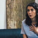 Woman during a psychotherapy session