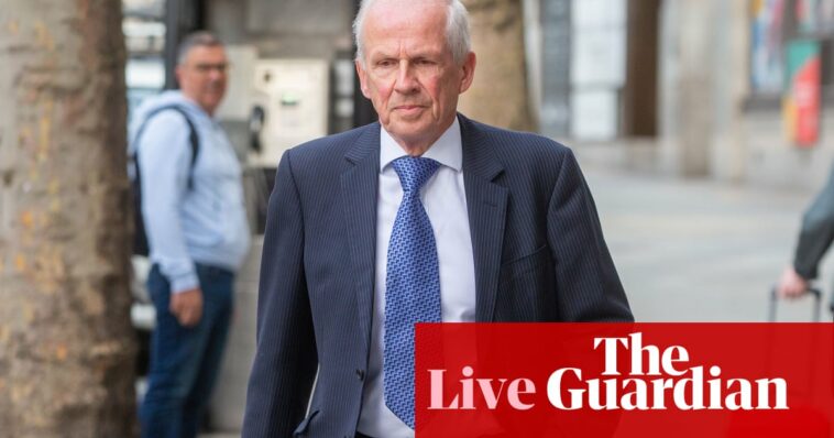 Former Post Office boss says he assumed police and DPP were involved in prosecutions – UK politics live