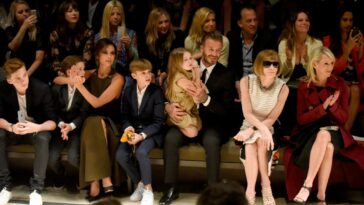 From the ’90s to Today, a Look at the Beckhams on the Fashion Week Front Row Through the Years