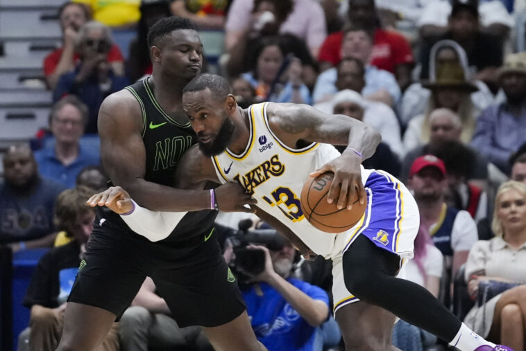 LeBron James Lakers beat Pelicans NBA