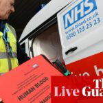 NHS England waiting list figures fall slightly but remain near record high – UK politics live