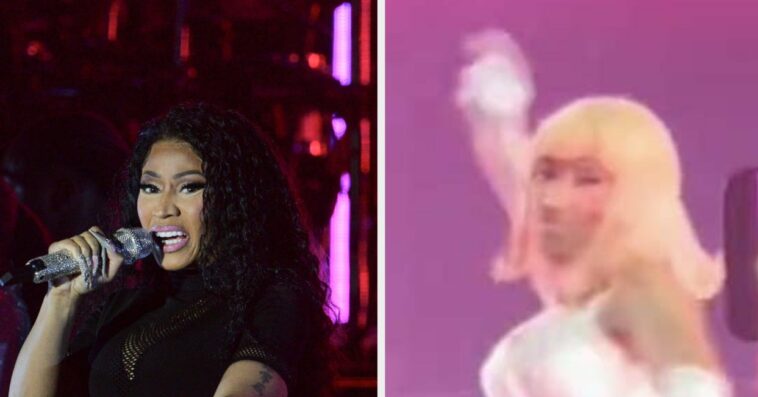 Nicki Minaj Threw Something At A Fan After They Threw It At Her Onstage