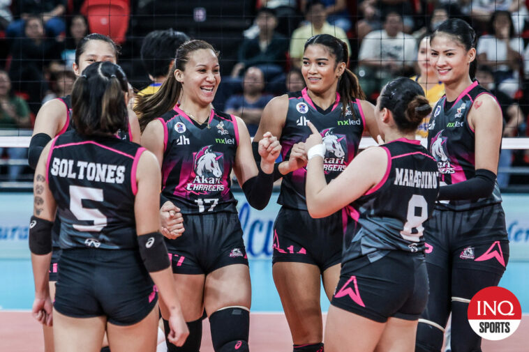 Akari Chargers in the PVL All-Filipino Conference.