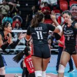 Chery Tiggo Crossovers' Pauline Gaston, Alina Bicar and Eya Laure  PVL All-Filipino Conference