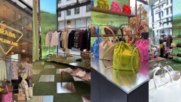 Prada En Plein Air Takes on an English Garden at Selfridges Corner Shop