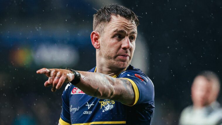 Picture by Alex Whitehead/SWpix.com - 14/04/2023 - Rugby League - Betfred Super League - Leeds Rhinos v Hull FC - Headingley Stadium, Leeds, England - Leeds’ Richie Myler