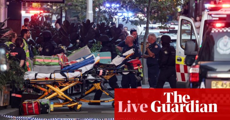 Sydney stabbing live updates: Westfield Bondi Junction attack leaves six dead, including attacker shot by police, and multiple people in critical condition