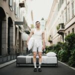 Thom Browne Stages Performance in Milan Unveiling Frette Collaboration