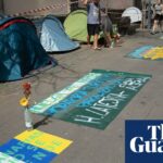 Thousands protest against Canary islands’ ‘unsustainable’ tourism model