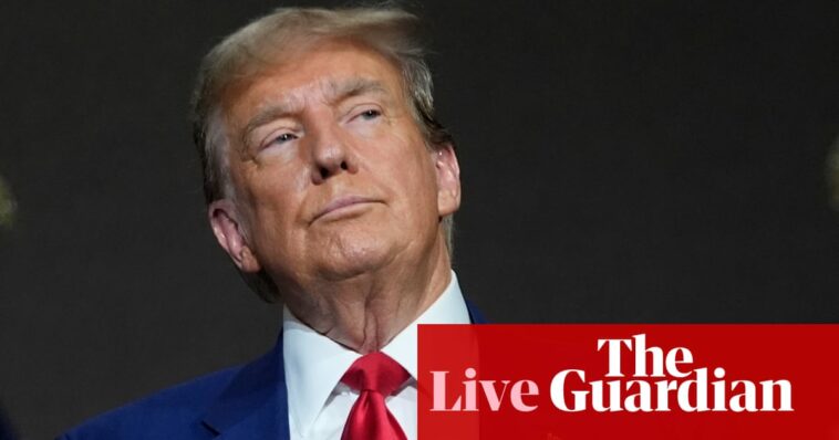 Trump to sue judge in effort to avert hush-money trial – live