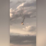Video captures alleged Ukrainian downing of Russian bomber in Russia