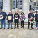 Bolton commemorates International Workers' Memorial Day outside town hall