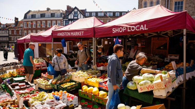 Britain's inflation rate could be about to drop below the Bank of England's 2% target