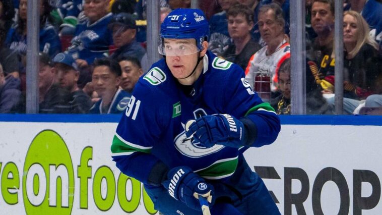 Canucks' Nikita Zadorov takes a shot at NHL over teammate's suspension