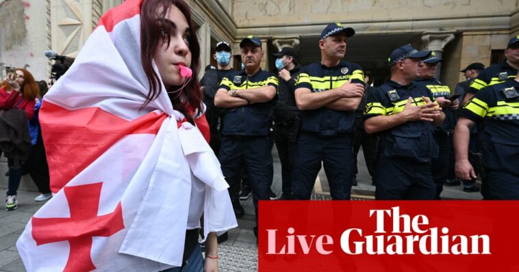 Europe live: Protesters gather in Tbilisi as crunch vote looms on Georgia’s ‘foreign agents’ law