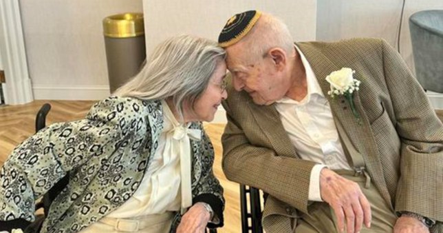 Marjorie, 102, and Bernie, 100, tied the knot after nearly a decade