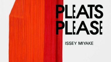 The cover of the Pleats Please Issey Miyake book.