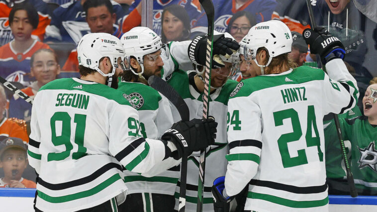 Jason Robertson leads Stars to comeback win over Oilers in Game 3