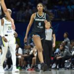 Keepin' It Cute! Angel Reese Reacts To Alyssa Thomas Making Contact With Her Neck During Game (VIDEOS)