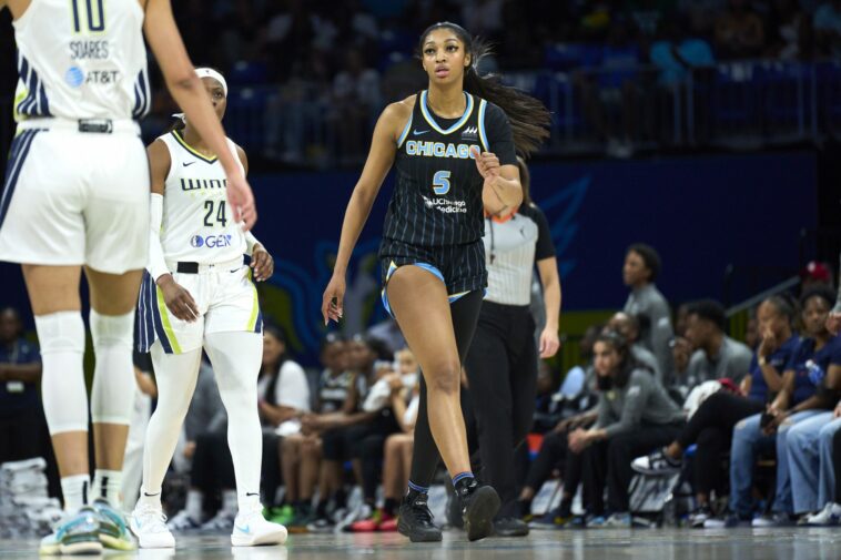 Keepin' It Cute! Angel Reese Reacts To Alyssa Thomas Making Contact With Her Neck During Game (VIDEOS)