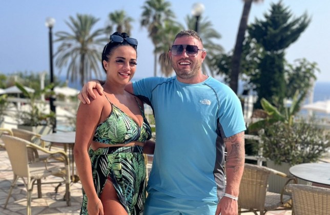 HUSBAND AND WIFE REBECCA PHILLIPS, 29, AND JOHN PHILLIPS, 40 on holiday