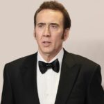 Nicolas Cage poses in the press room during the 96th Annual Academy Awards at Ovation Hollywood on March 10th, 2024, in Hollywood, California.