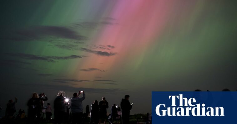 Northern lights dazzle over UK and Europe