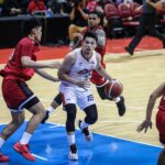 Meralco Bolts' Bong Quinto during the PBA Philippine Cup semifinals game against Ginebra Gin Kings